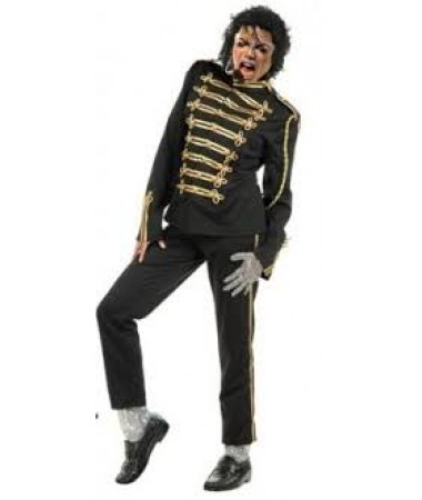 Michael Jackson Black Military ADULT HIRE
